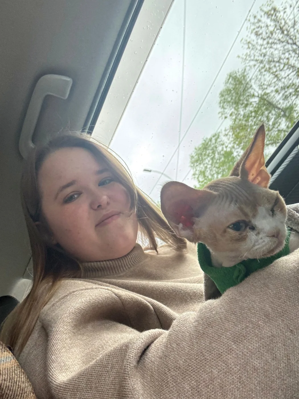 Ульяна с котом